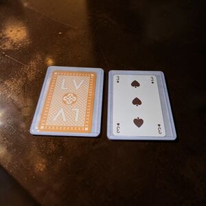 Louis Vuitton 3 of Spades! In Hard Cover!